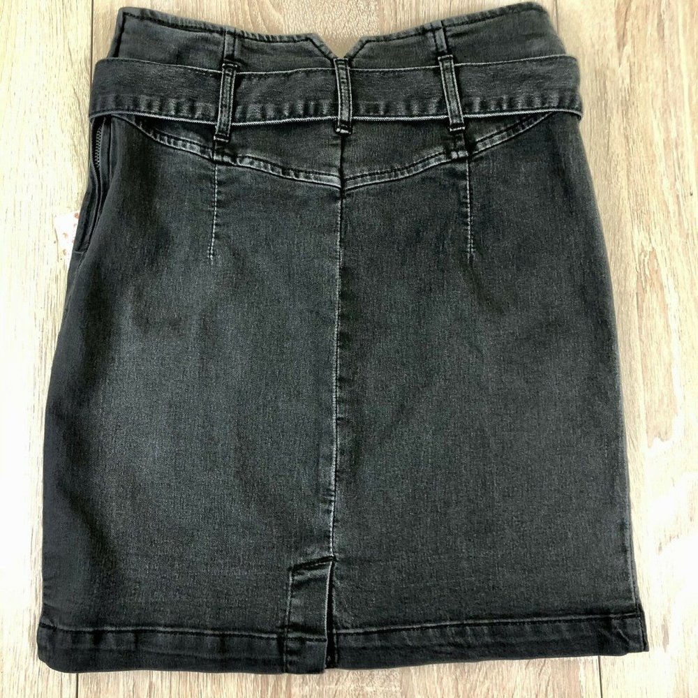 Free People Livin It Up Stretch Pencil Skirt 4 NWT - Picture 3 of 6